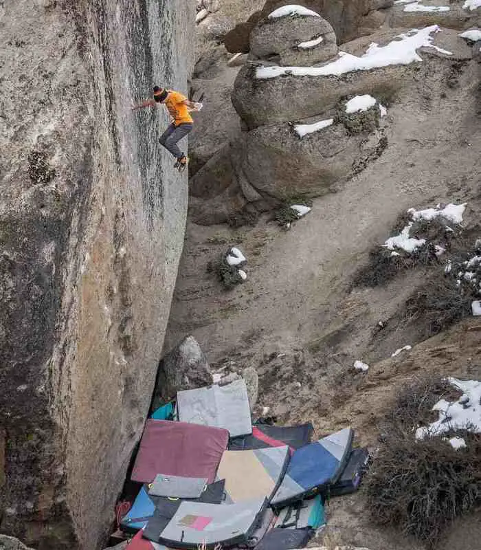 Alex Honnold, interview after Too Big To Flail at the Buttermilks