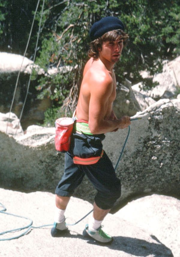 rock climber Ron Kauk young