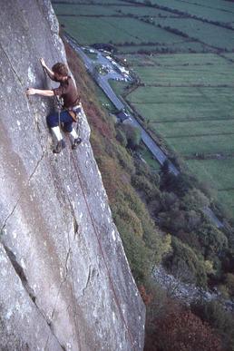 Jimmy Jewell free solo climbing
