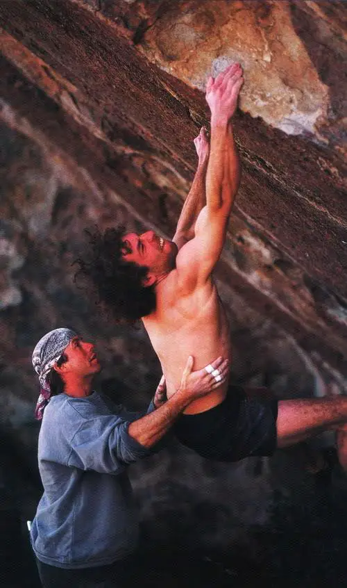 Fred Nicole Bouldering In 90s Slashface