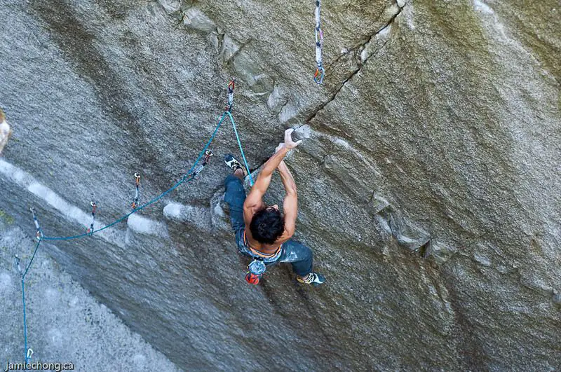 Sean MCColl second ascent of Dreamcatcher