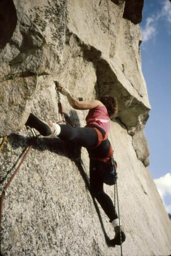 climber Slab climbing