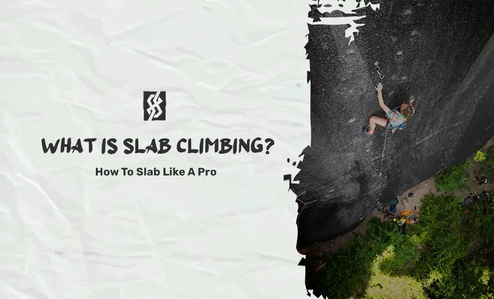 What is slab climbing header image