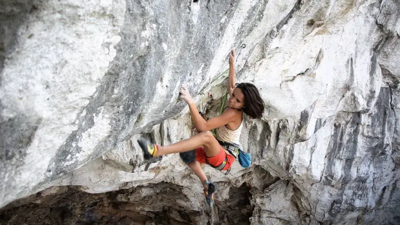 Oriane Bertone climber