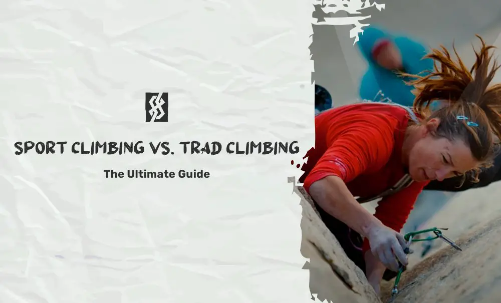 sport climbing vs trad climbing header