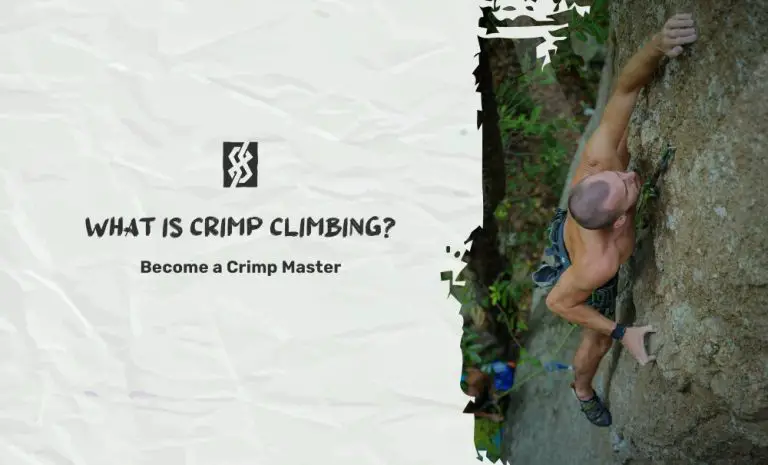 What is crimp climbing header image